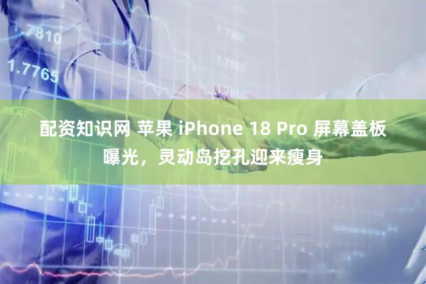 配资知识网 苹果 iPhone 18 Pro 屏幕盖板曝光，灵动岛挖孔迎来瘦身